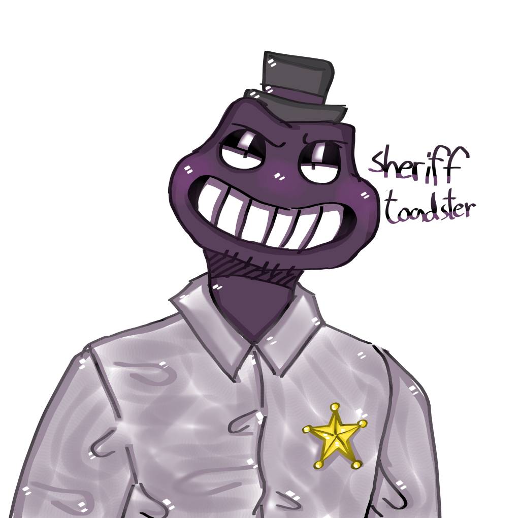 Sherif Toaster Garten of banban sheriff toadster fanart by nikkimoniquecute on DeviantArt