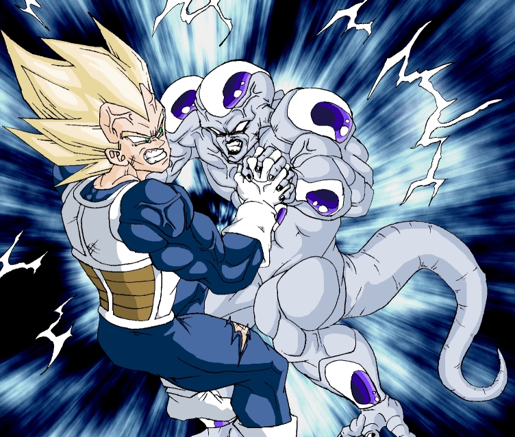 king vegeta vs frieza