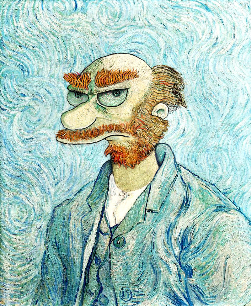 Groundskeeper Willie Van Gogh