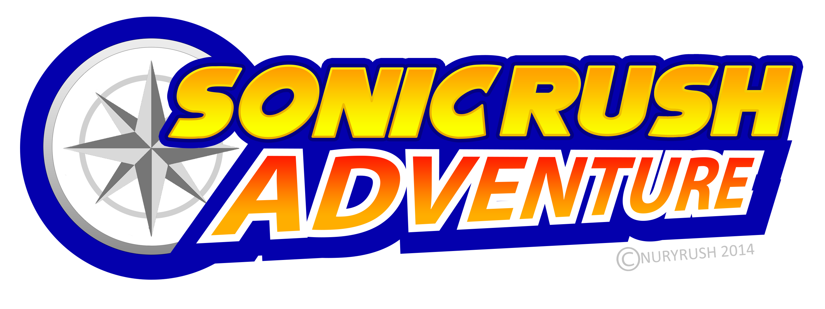 Sonic Rush Adventure logo remade