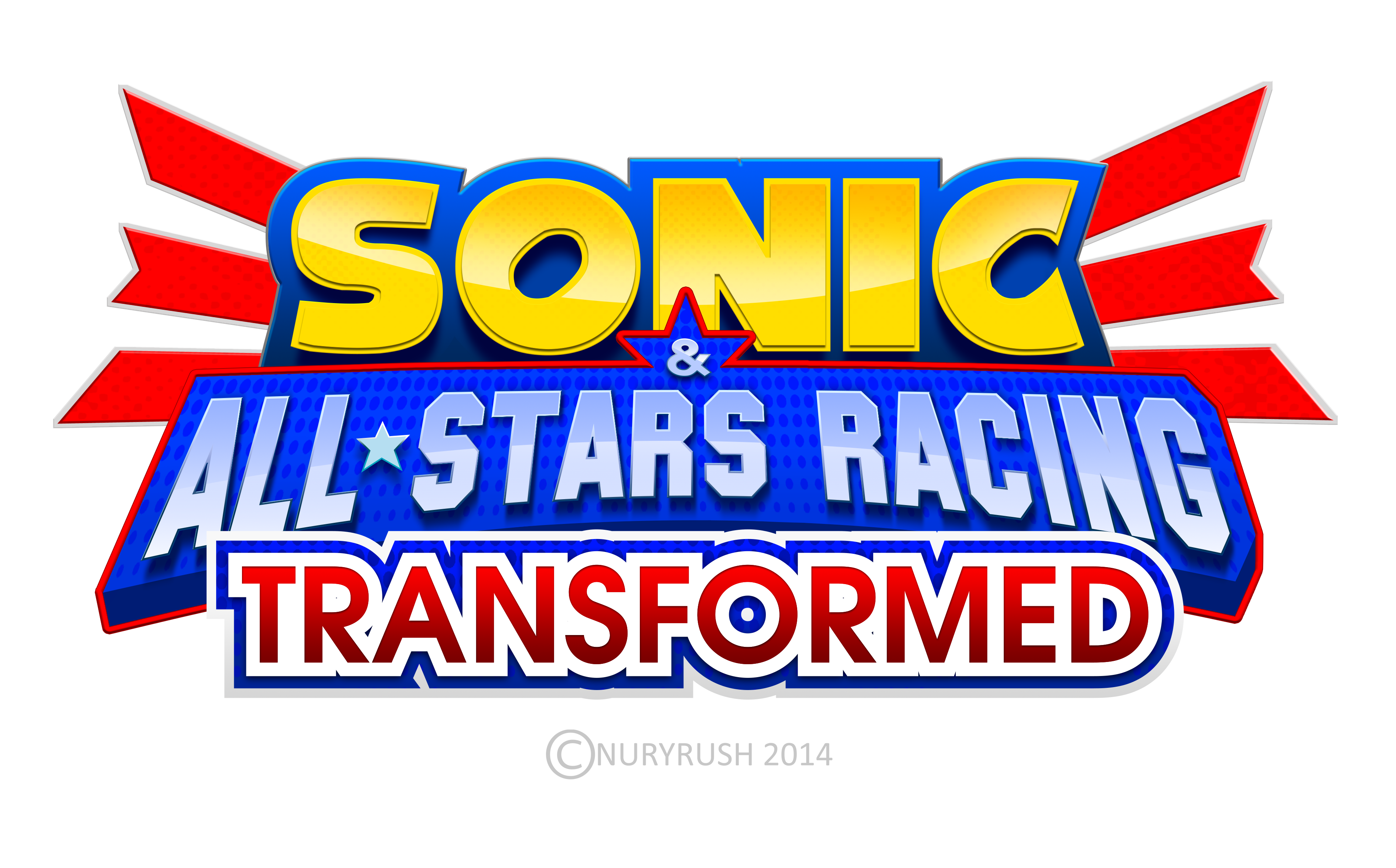 Sonic And All Stars Racing Transformed Logo Remade