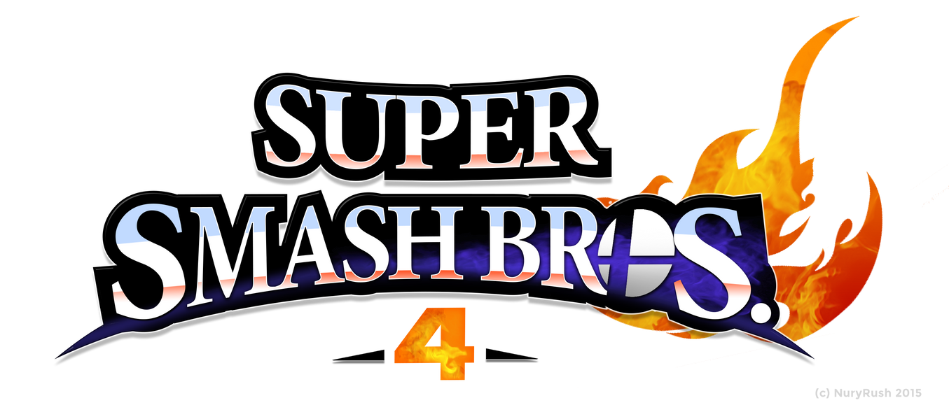 Super Smash Bros. 4 Logo Remade by NuryRush