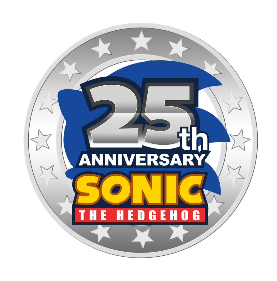 Sonic 25th Anniversary Logo ( Second Version ) by NuryRush