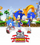 Sonic's 25th Anniversary Poster Remake