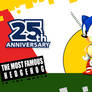 25th Classic Sonic Anniversary Wallpaper