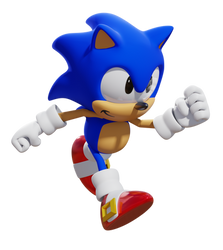 Sonic 3D Blast HD Render Running