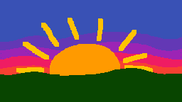 Pixel Sunrise/Sunset by CrazyPaintbrush on DeviantArt Pixel Sunrise/Sunset by CrazyPaintbrush on DeviantArt