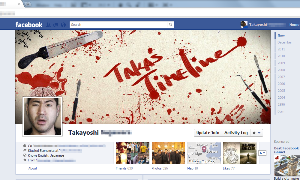 Dexter - Facebook Timeline