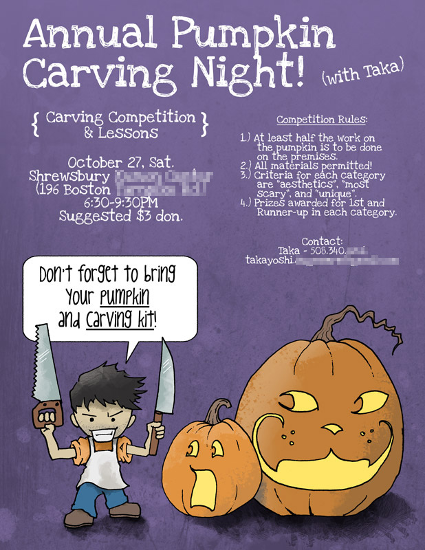 Flyer (Pumpkin Carving 2012)