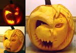 2006 - Gaara and Shukaku Pumpkin by PunkBouncer