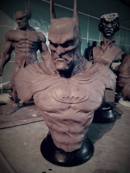 Joe Mad Batman Bust WIP 02