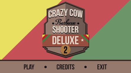 Crazy cow barbecue shooter deluxe 2 - menu