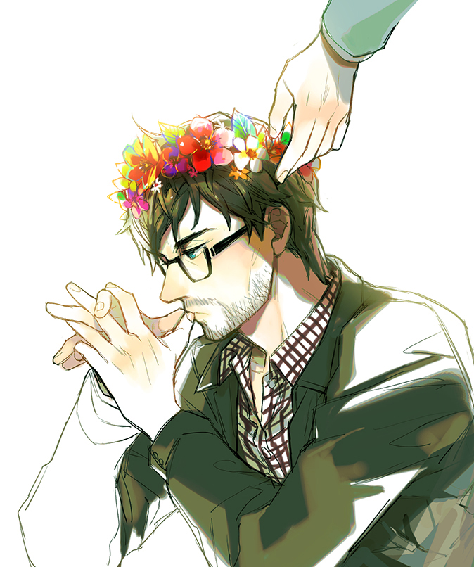 Images Of Flower Crown Cute Anime Boy
