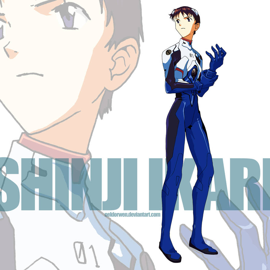 Commission - Shinji - full body standee by Neldorwen on DeviantArt