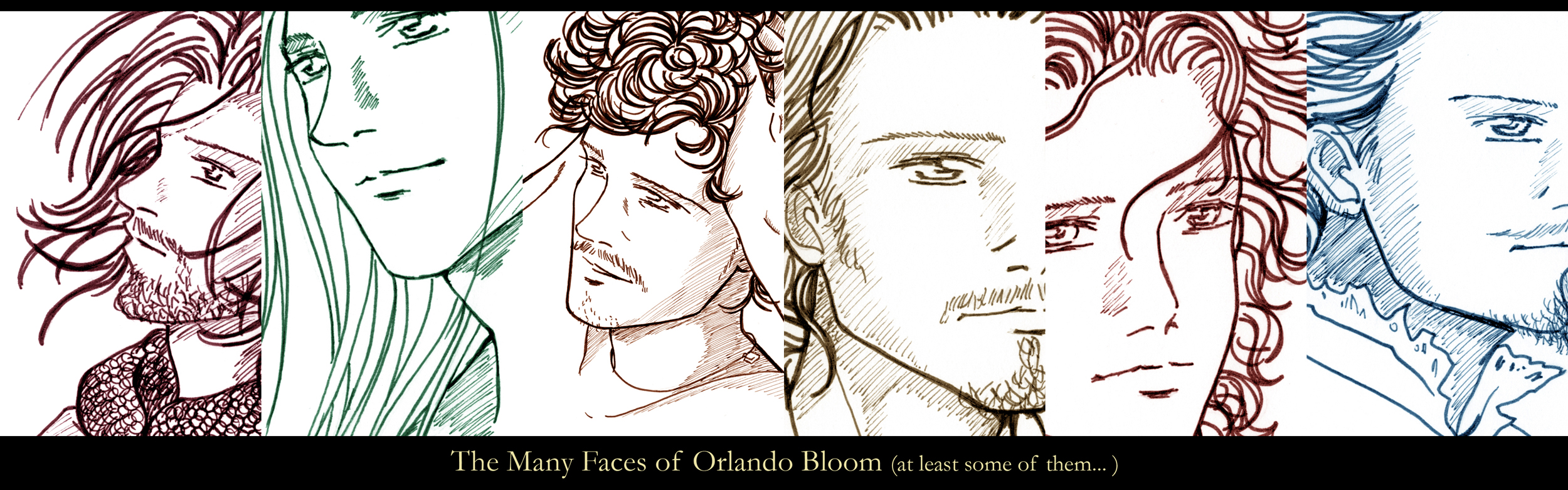 the many faces of Orlando Bloom