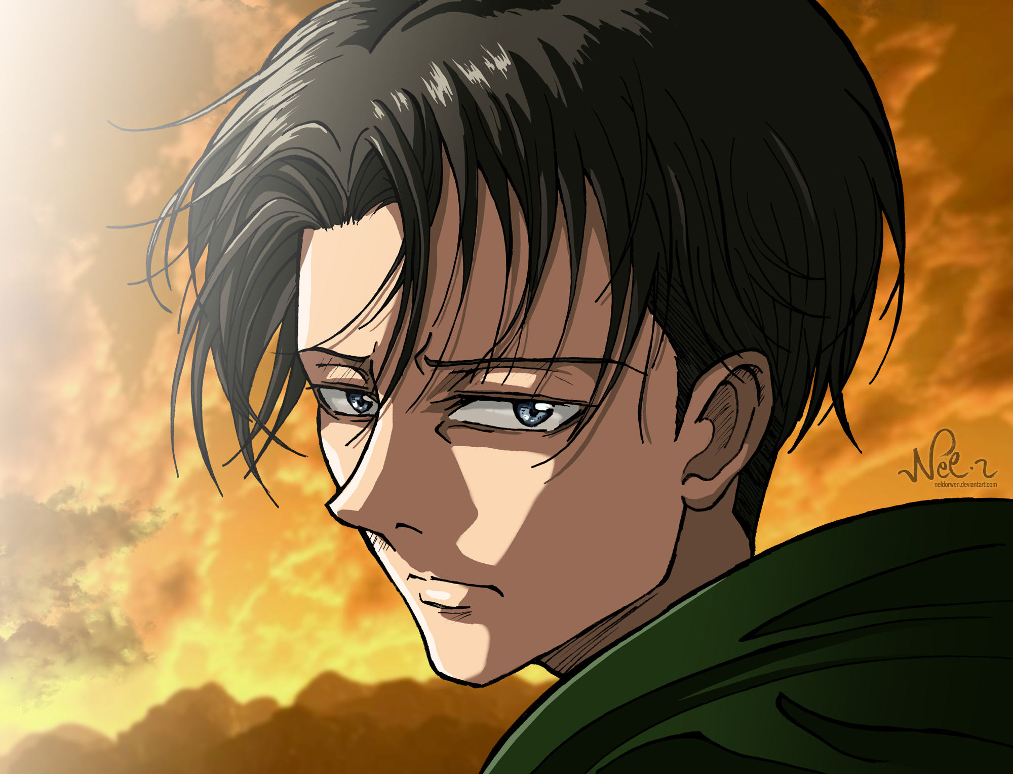 Levi Ackerman by Neldorwen on DeviantArt