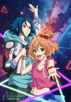 Commission - Macross Delta Manga Cover redraw