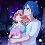 Commission - Hayate and Freyja - God Bless moment