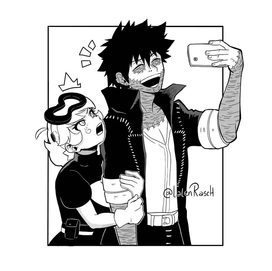 Dabi x Rias Selfie DabixOc by LalenRasch on DeviantArt