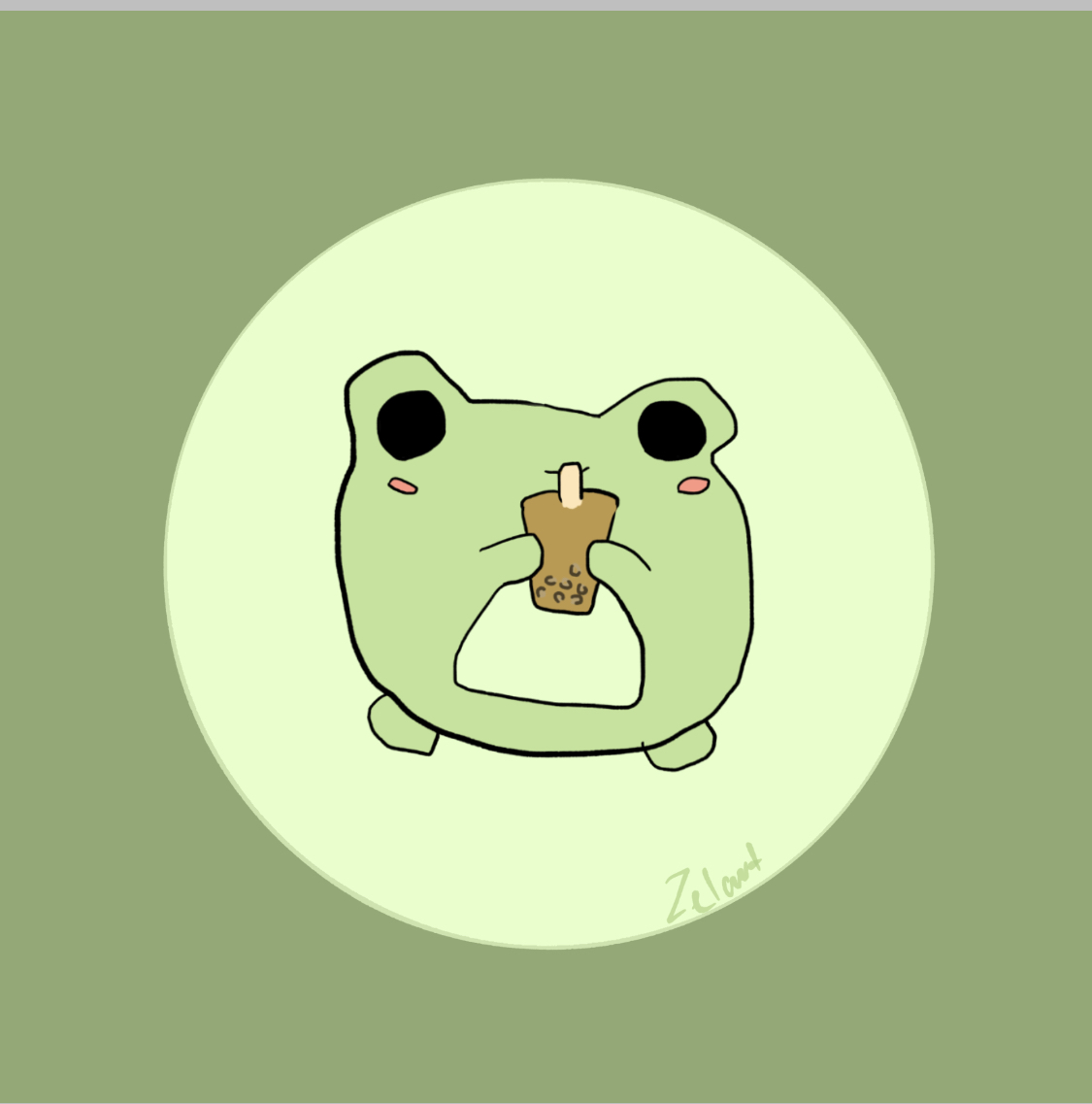 Spring Frog Pfp Frog pfp by Strawberrydigitalart on DeviantArt