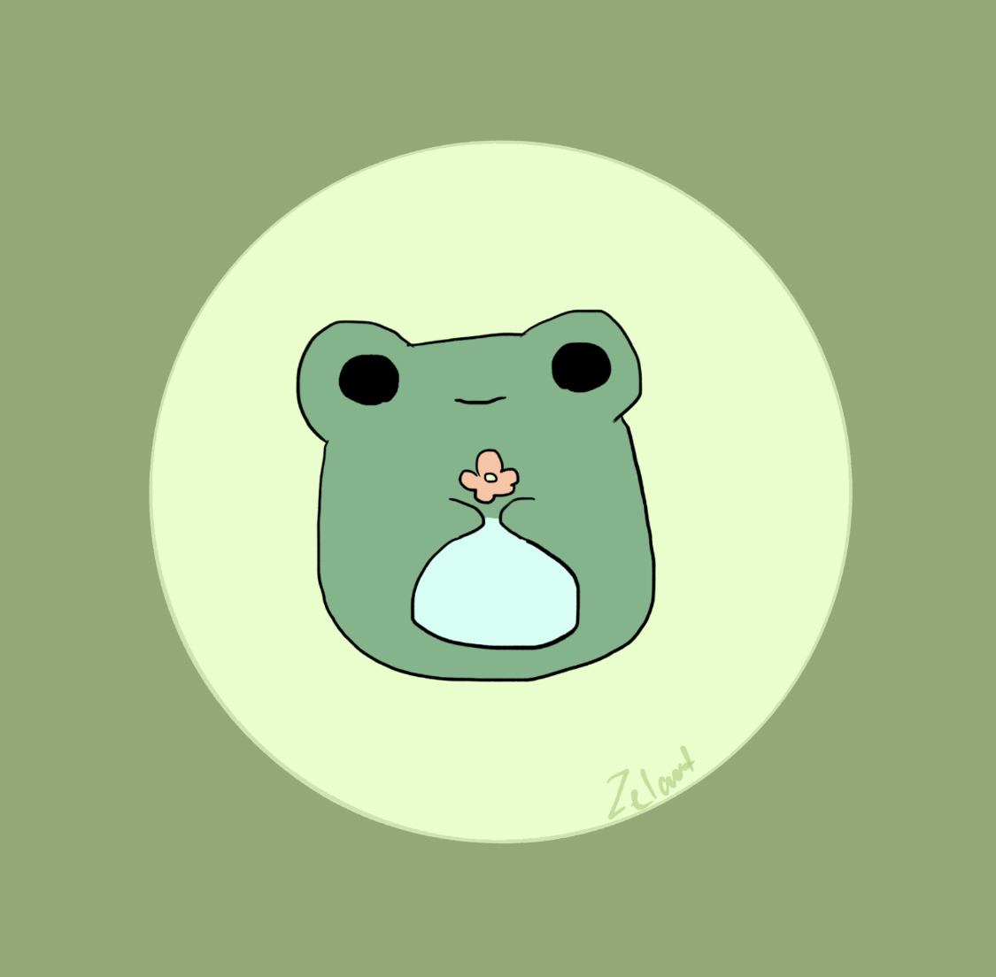 Spring Frog Pfp Frog pfp by Strawberrydigitalart on DeviantArt