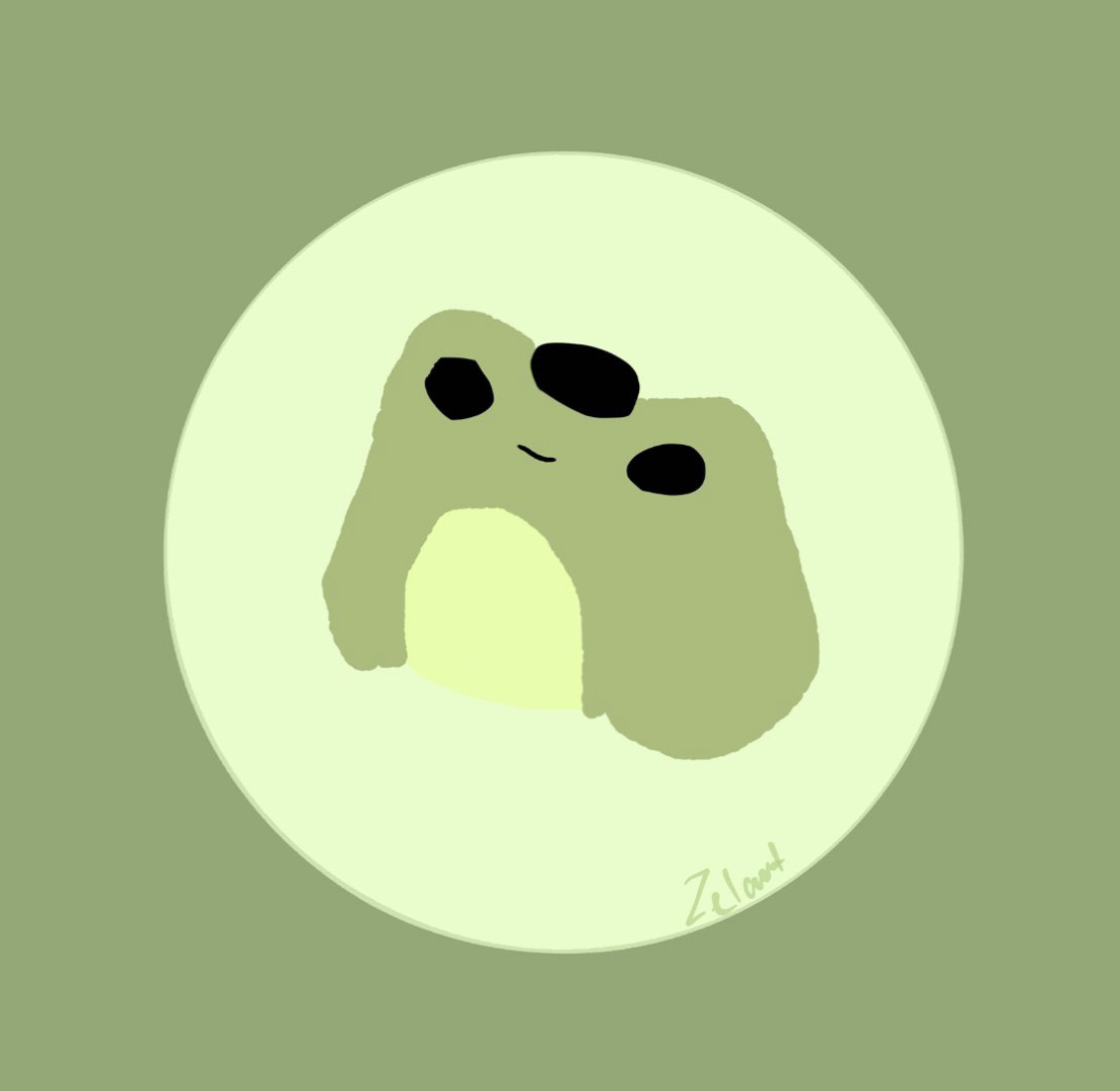 Frog pfp by Strawberrydigitalart on DeviantArt