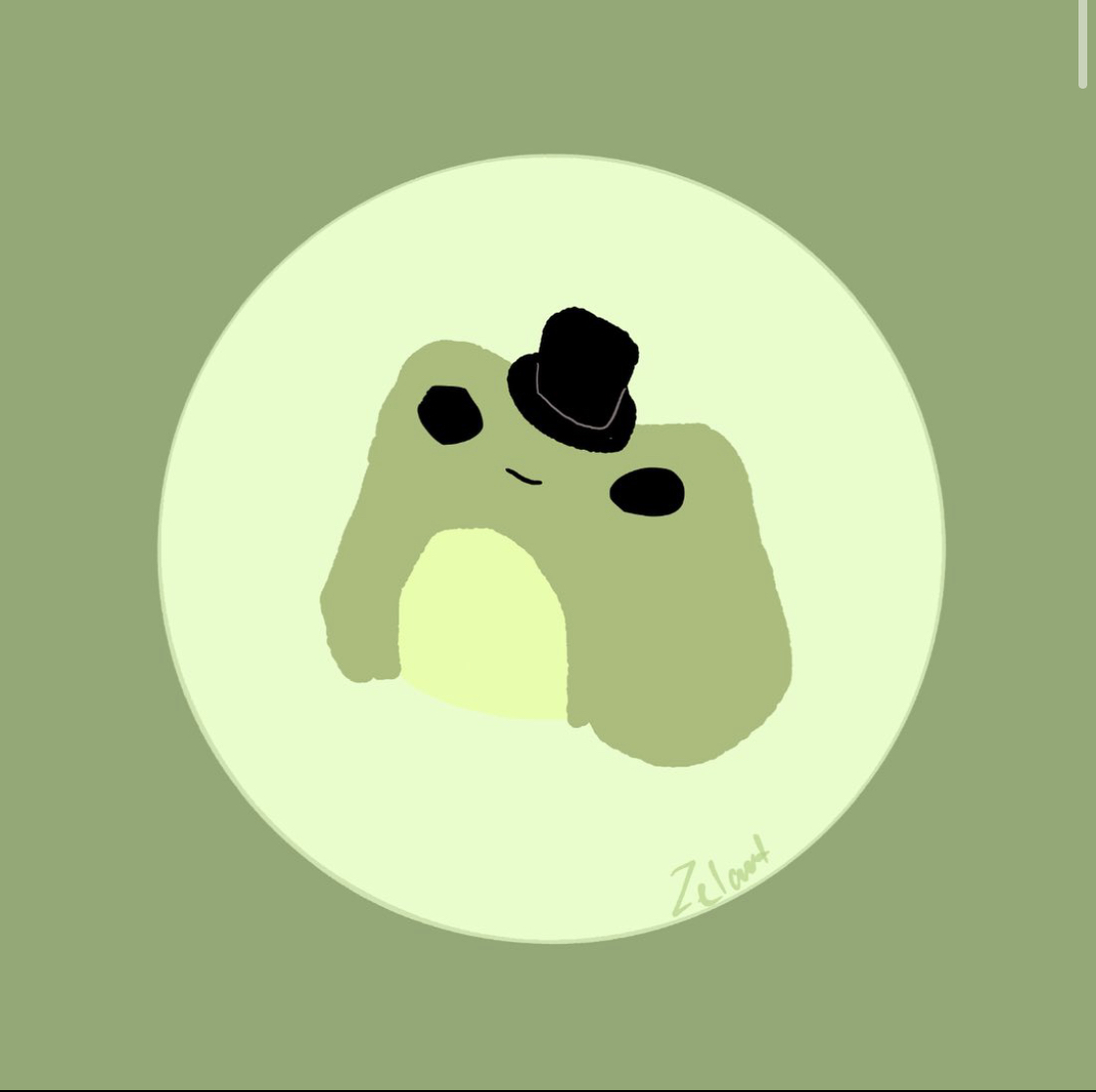 Frog pfp by Strawberrydigitalart on DeviantArt