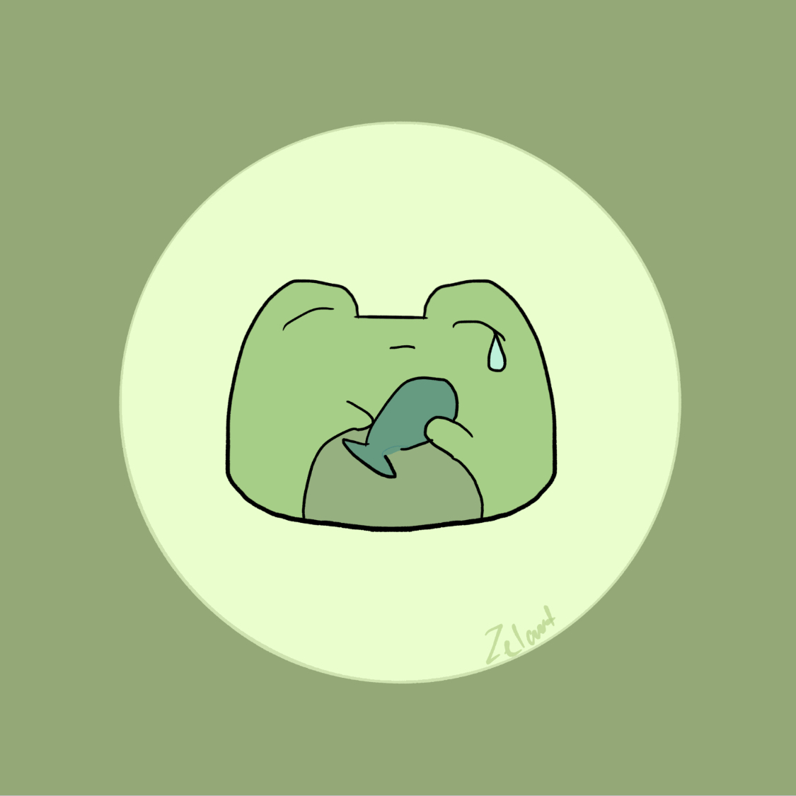 Spring Frog Pfp Frog pfp by Strawberrydigitalart on DeviantArt