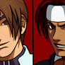 KOF 2002 Kyo And Clones Team HD Portrait