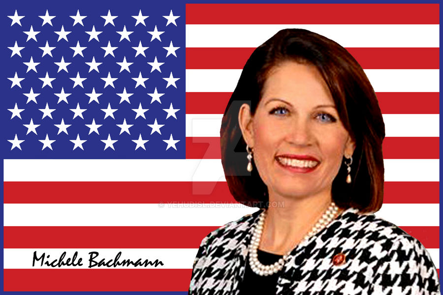 Michele Bachman U.S. Flag