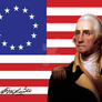 George Washington And Flag