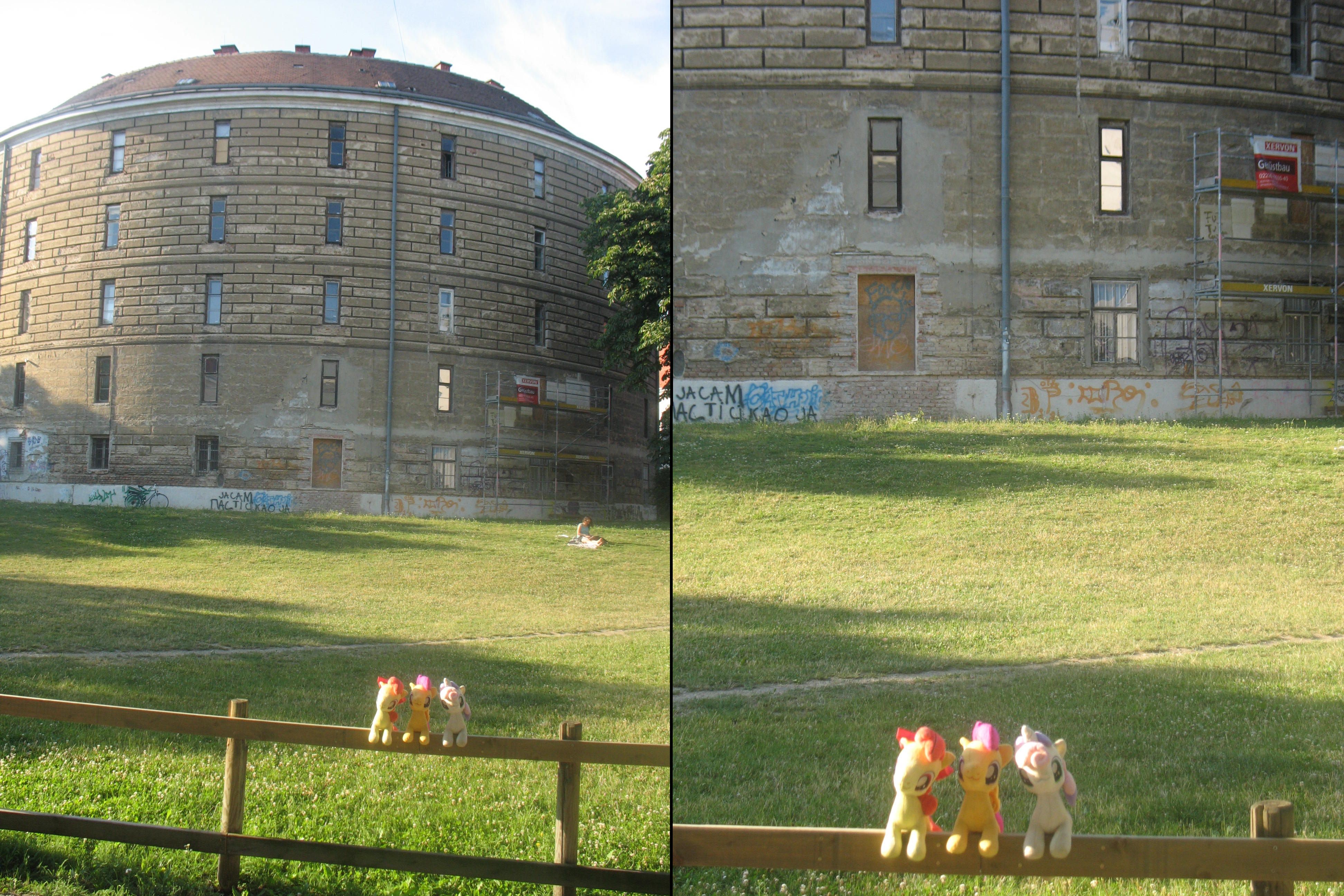 The Cutie Mark Crusaders at Fool's Tower, Vienna