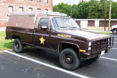 Jasper's Sheriff truck in RTRNTD