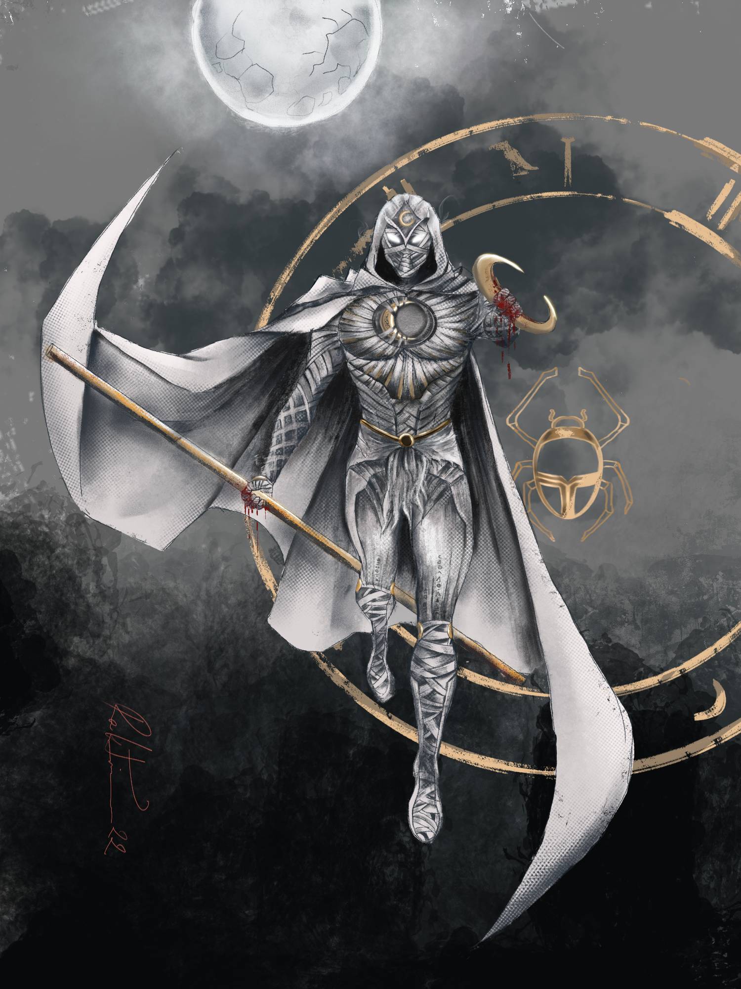 Moon knight by Dv-arts79 on DeviantArt