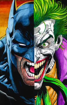 BATMAN-JOKER COLORED