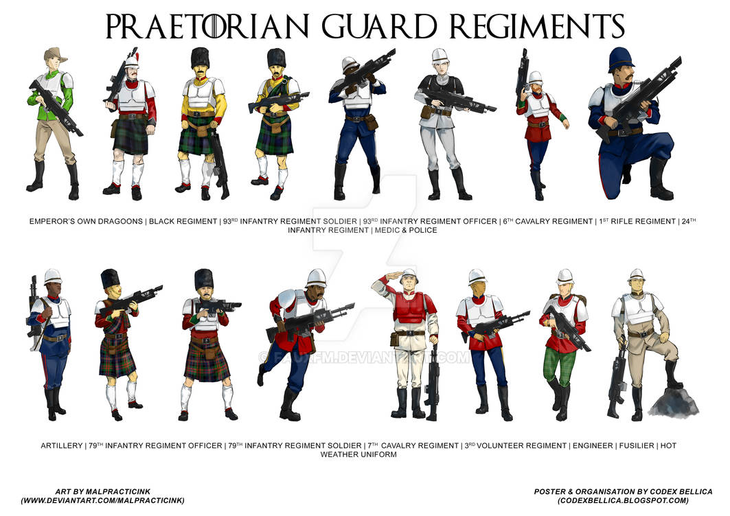 Praetorian Guard Regiments by FauxFM on DeviantArt