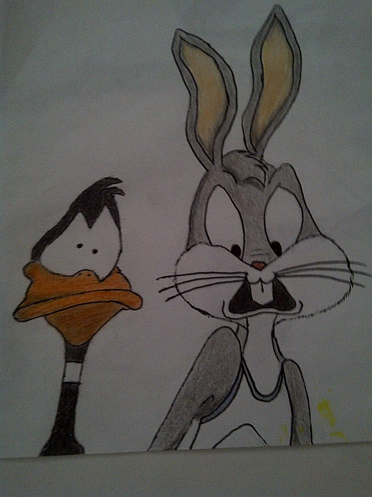 Color Pencils~ Daffy and Bugs