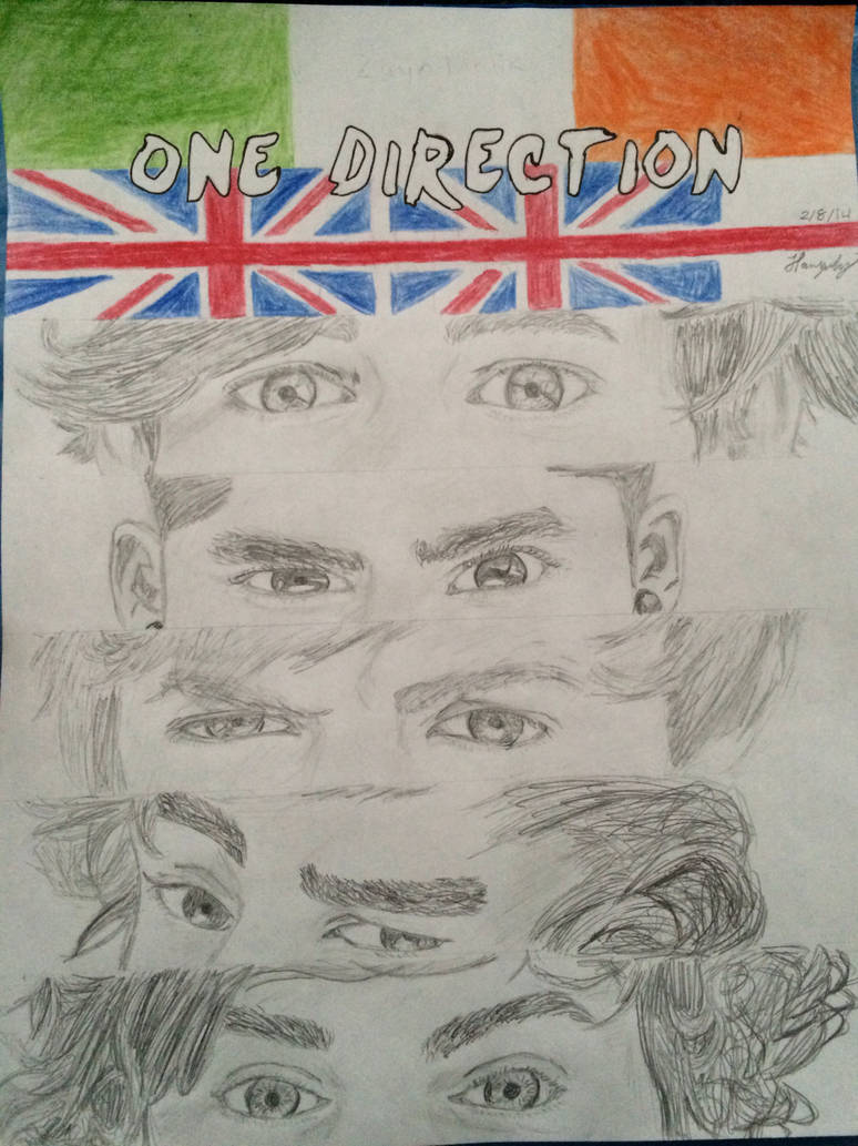 One Direction Portraits 5/5 by DCGRealm on DeviantArt
