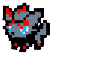 Zorua Pixel Art (Photoshop)