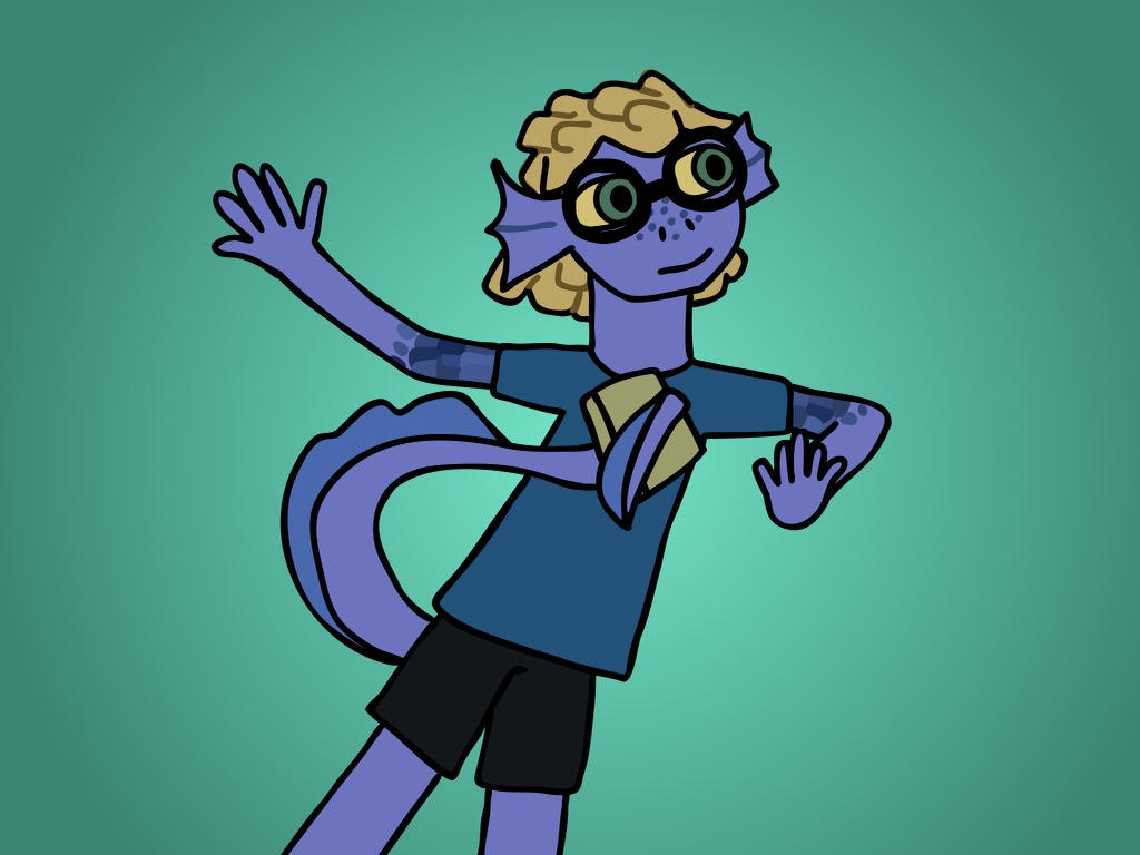 Myself as a Luca Sea Monster by Chipmunkstripe on DeviantArt