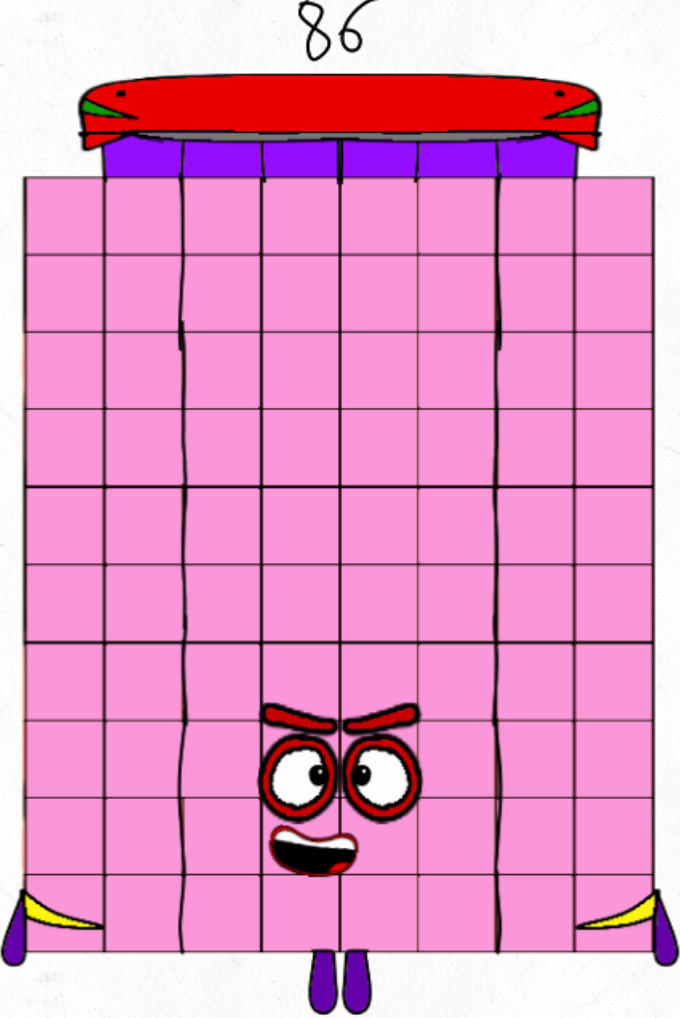 Numberblocks 86 by Jaydenpbrossard on DeviantArt