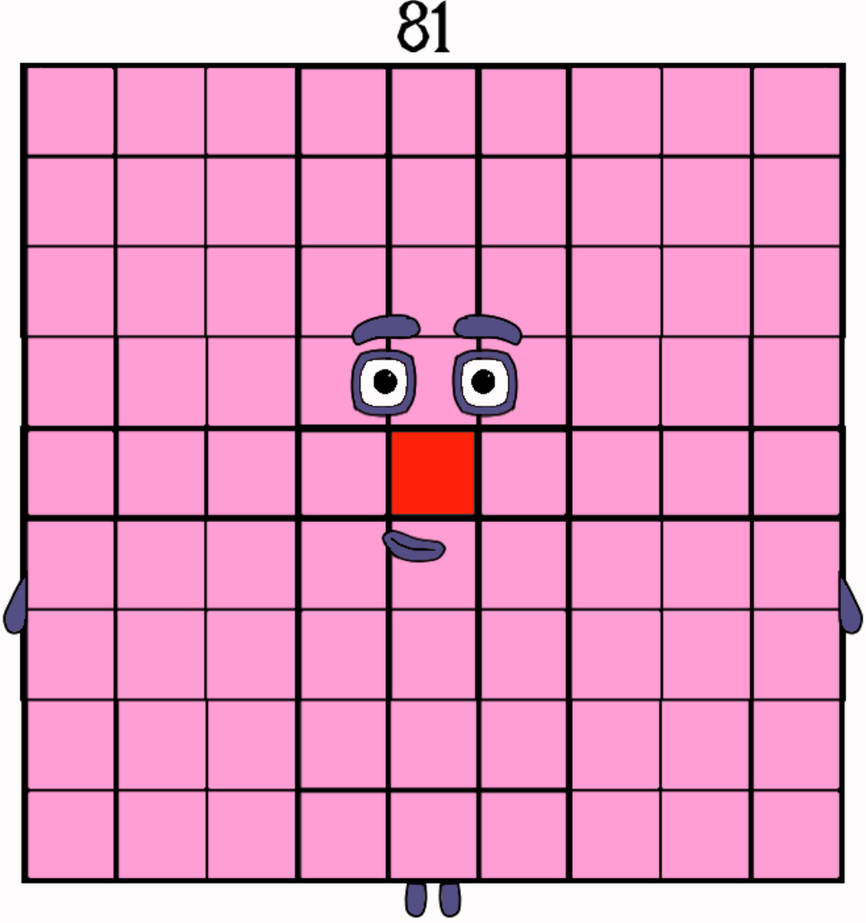 Numberblocks 81 by Jaydenpbrossard on DeviantArt