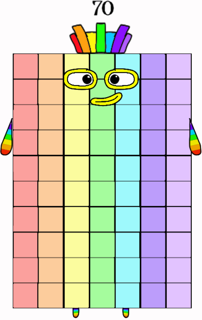 Numbeblocks 74 Numberblocks 70 by Jaydenpbrossard on DeviantArt