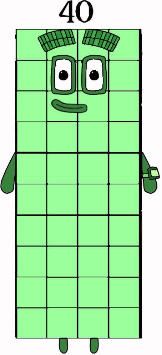 Numberblocks 40 by Jaydenpbrossard on DeviantArt