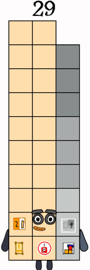 Numberblocks 29 by Jaydenpbrossard on DeviantArt