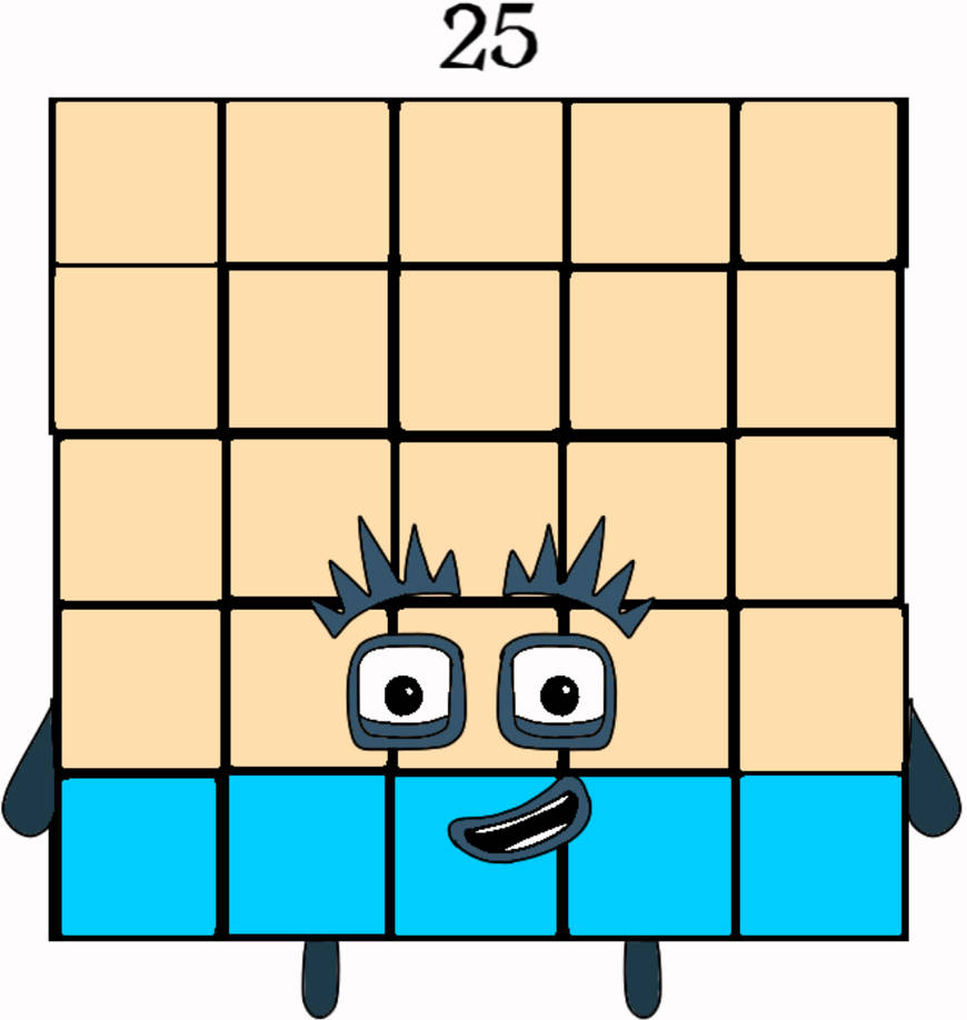 Numberblocks 25 by Jaydenpbrossard on DeviantArt