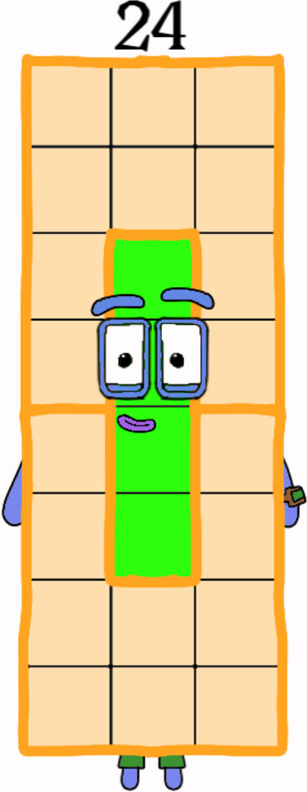 Numberblocks 24 by Jaydenpbrossard on DeviantArt