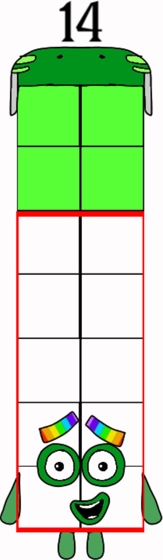 Number 14 Numberblocks number-14-numberblocks