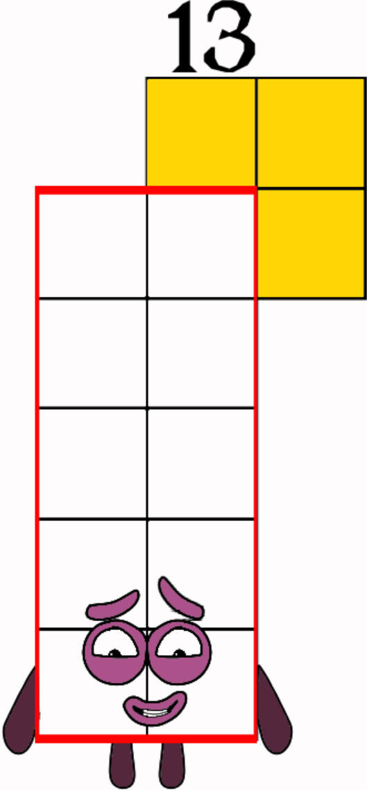 Numberblocks 13 by Jaydenpbrossard on DeviantArt