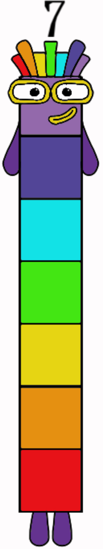 Number 7 Block Flickr Numberblocks 7 by Jaydenpbrossard on DeviantArt
